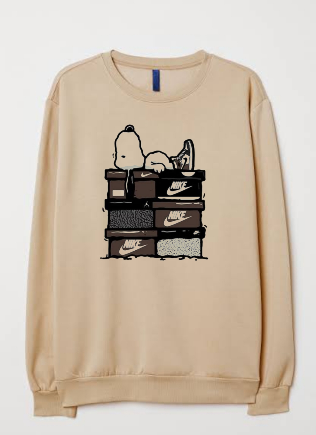 Cartoon on sale print sweatshirt